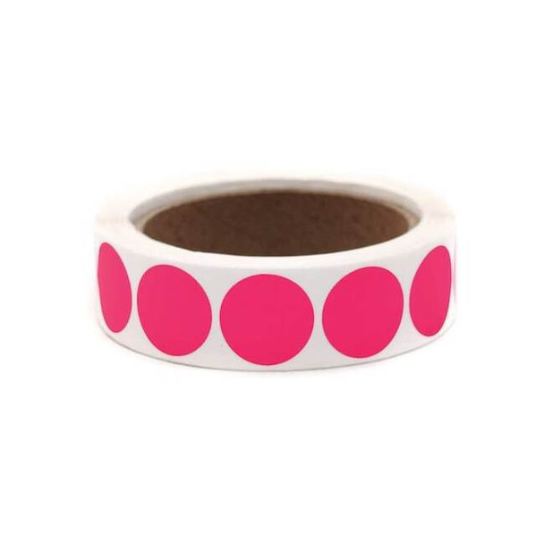 Roll Products 1 Color Code Circles Flo P 1000roll, 1000/Pack 119-0004Z Pack of 2