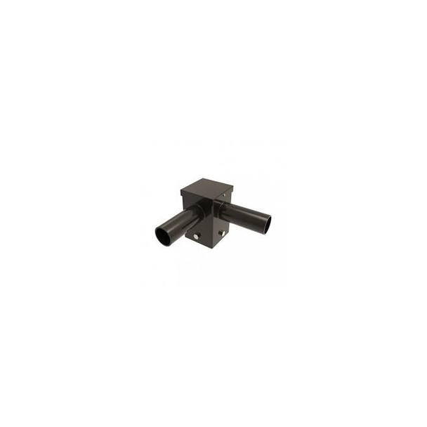 Keystone KT-PMTT-4SQ-D90 Pole Mount Dual Tenon 2-3/8" Top Mount Horizontal 90° 4" Square Pole