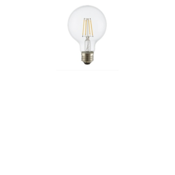 TCP FG25D4018EC Dimmable LED G25 5W Clear Antique Filament E26 1800K