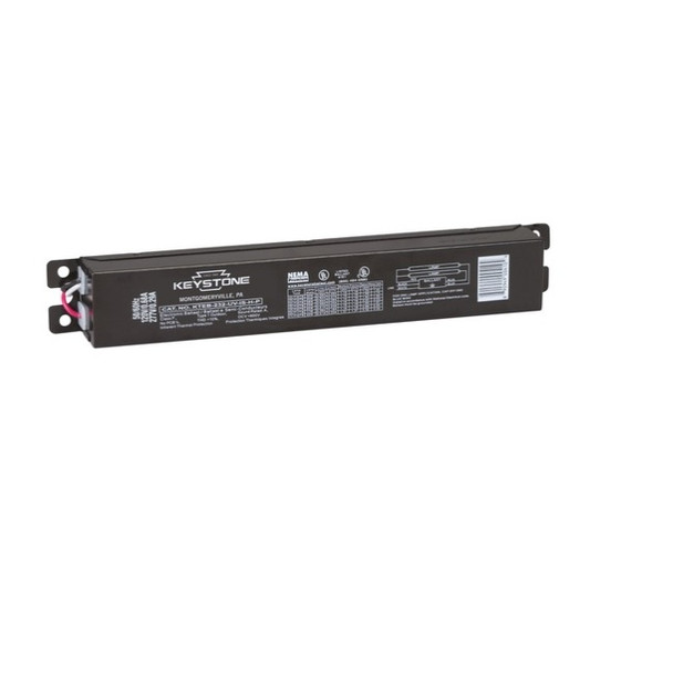 Keystone Technologies KTEB-432-UV-IS-H-P 4-Lamp Electronic Instant Ballast High Power Factor