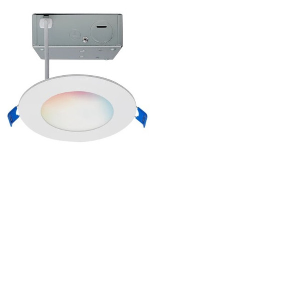 Satco S11560 4" Starfish RGBW Smart Slimfit Round LED Downlight Flat Lens 120V