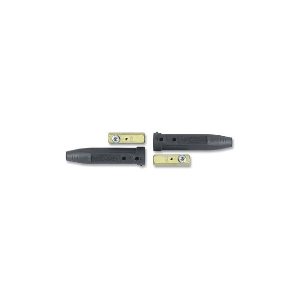 Cable Connector, 3/0 AWG to 4/0 AWG Cap, Double Ball-Point Connection Pack of 2