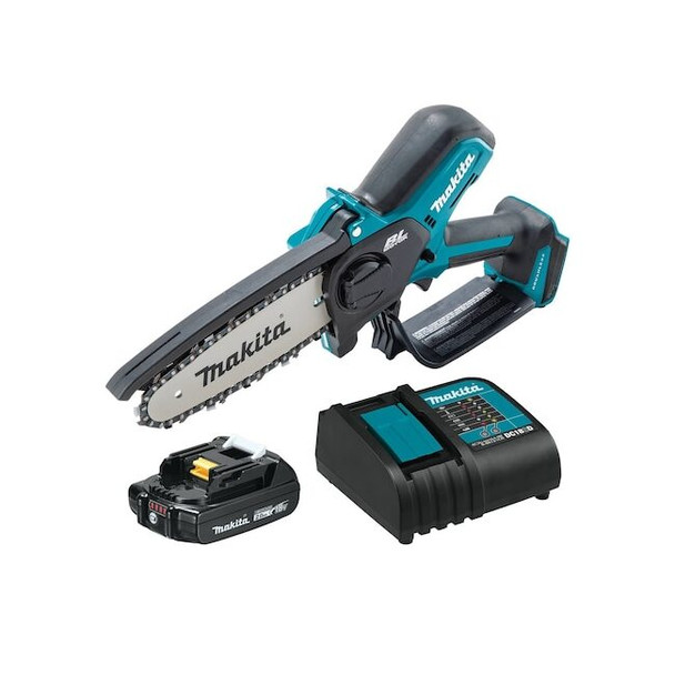 Makita 6 in L Cordless Battery-Powered Chainsaw Kit, Battery Included XCU14SR1