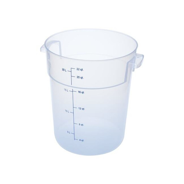 Carlisle Foodservice Food Storage Container,Color Clear,22 qt 1096930 Pack of 6