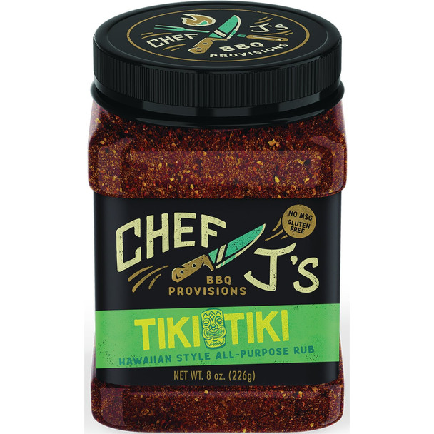 Chef J's Tiki Tiki 8 Oz. Hawaiian Style All-Purpose Rub RB003