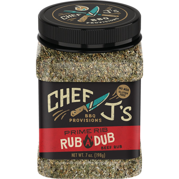 Chef J's Rub-A-Dub 7 Oz. Prime Rib Rosemary Rub RB007