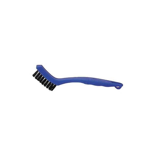 Grout Detail Brushes, Nylon Block, 7/8 in Trim L, Stiff Black Nylon Fill