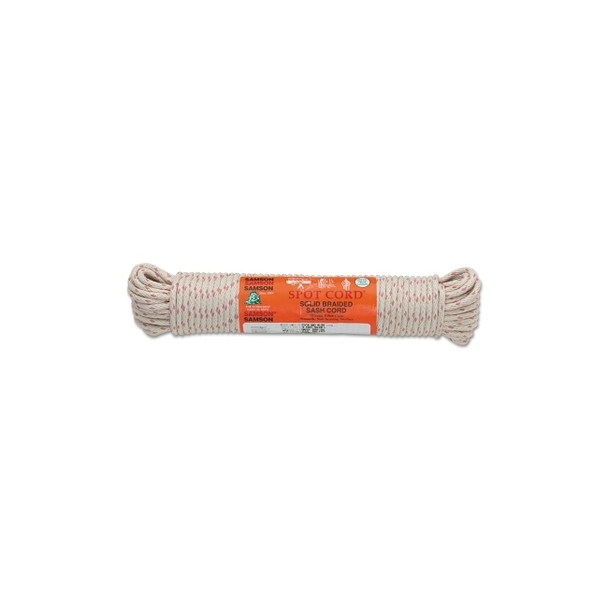 Spot Cord®, 1600 lb Capacity, 1200 ft, 5/16 in dia, Cotton, White