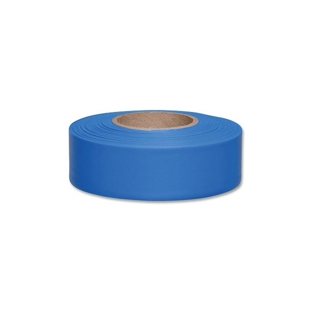 Taffeta Flagging Tape, 1-3/16 in x 300 ft, Blue Pack of 12