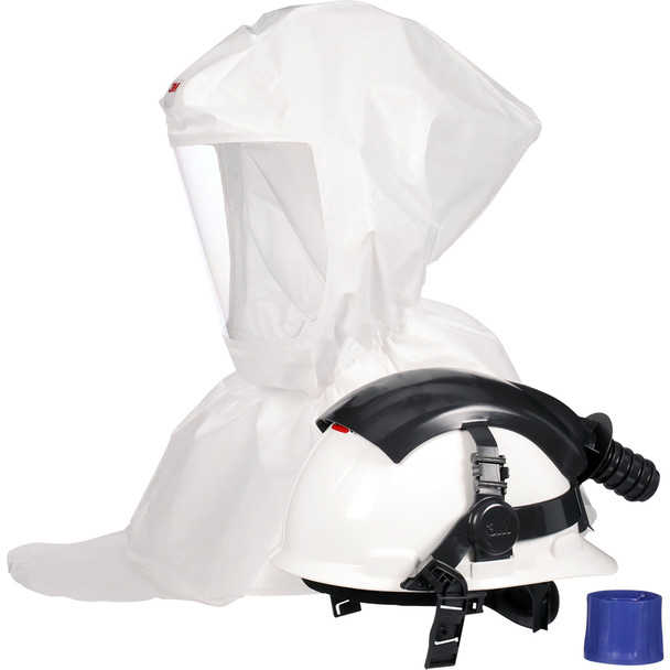 Versaflo™ S-Series Painter's Hood Assembly S-767, with Inner Shroud and Hard Hat 7100307876