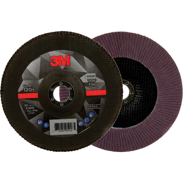 Flap Disc 769F, 120+, T27, 7 in x 7/8 in 7100178090