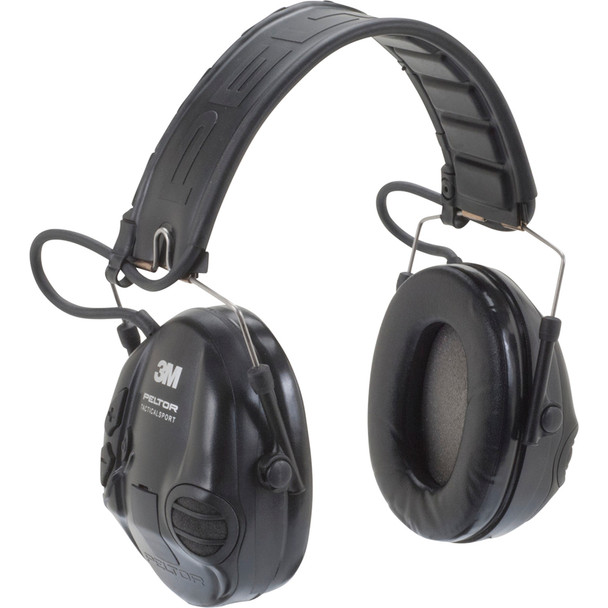 PELTOR Tactical Sport MT16H210F-479-SV Electronic Headset Foldable Headband Black 7000108437