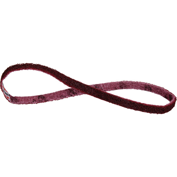 Scotch-Brite™ Surface Conditioning Scrim Backed Belt, SC-BS, A/O Very Fine, 1/2 in x 24 in 7000045944