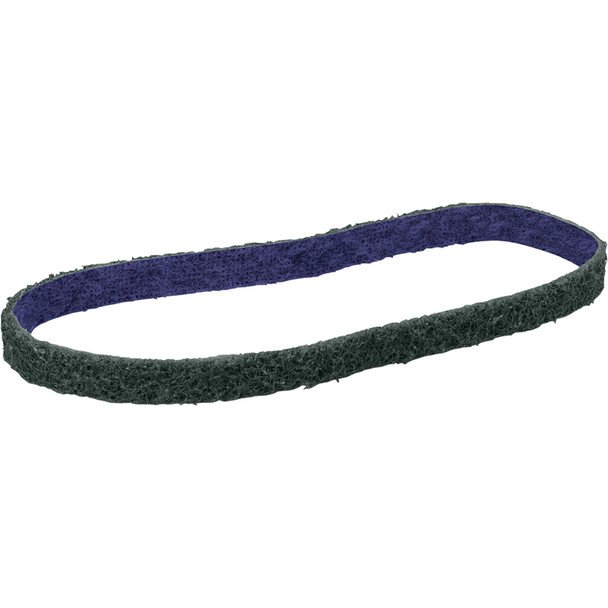 Scotch-Brite™ Durable Flex Low Stretch Belt, DF-BL, A/O Fine, 1/4 in x 18 in 7100033217