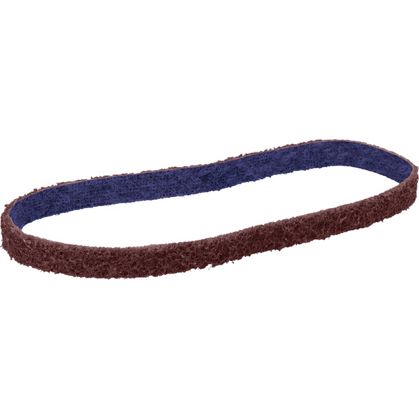 Scotch-Brite™ Durable Flex Low Stretch Belt, 77157, DF-BL, A/O Medium, 1/2 in x 18 in 7010365702