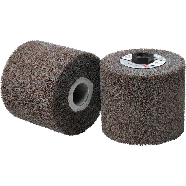 Scotch-Brite™ Match and Finish Flap Brush, 4-1/2 in x 4 in x 5/8 in-11 5S MED 7000121168