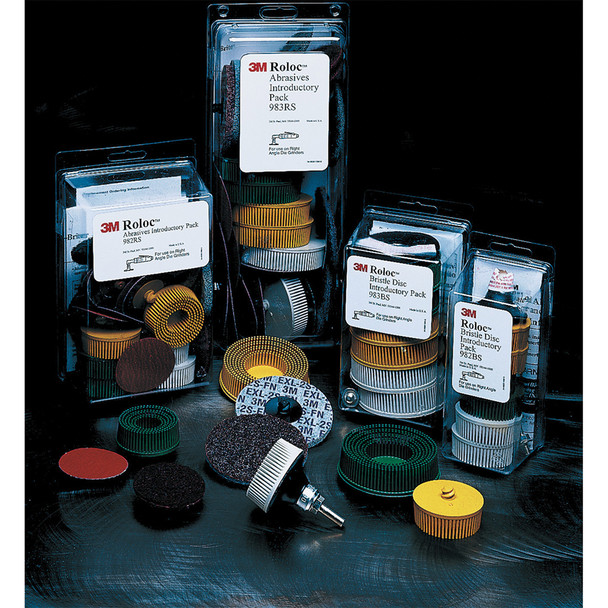 Roloc™ Bristle Disc Kit 983BS, 3 in 7000120925