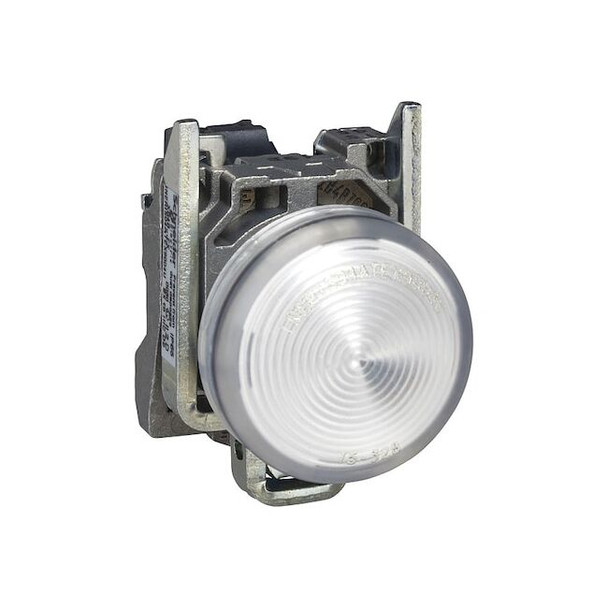 Schneider Electric Pilot Light, White, 22mm, LED XB4BVM1