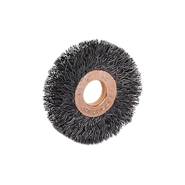 Copper Center™ Wire Wheel, 3 in D x 5/8 in W, .008 in Steel Wire, 20,000 rpm