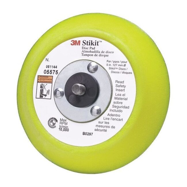 3m Adhesive/PSA Disc Backup Pad,5" dia. 60980015634
