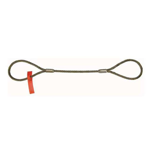 Lift-All Wire Rope Sling,6 ft L,5,600 lb Load Cap 58EZEEX6