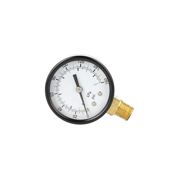 Marsh Pressure Gauge, 1/8 in NPT, Bottom Location GG2030L8