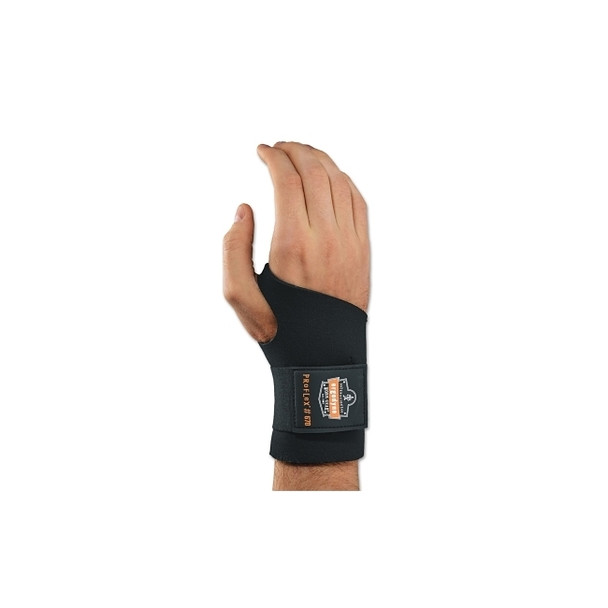 ProFlex® 670 Ambidextrous Single Strap Wrist Support, Small, Black