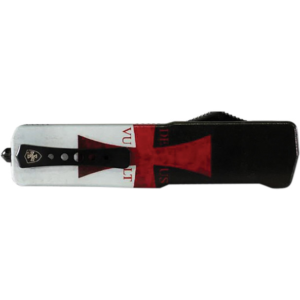 Small Premium Alloy Weighted Templar Flag Dagger Black D2 SZ-TK-12-1