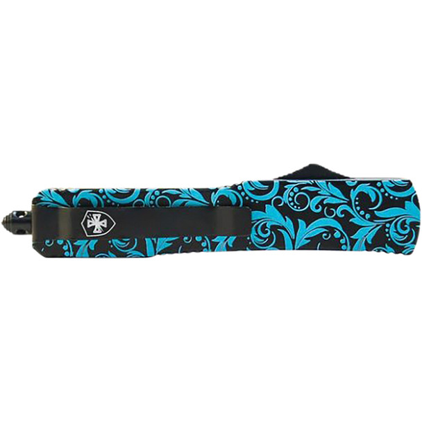 GenII Small Premium Alloy Maiden Teal Tanto 440C Silver S-MDT-23-2