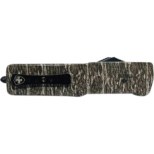Large Premium Aluminum Lightweight Mossy Oak Bottomland Tanto Black D2 LA-MOB-22-1