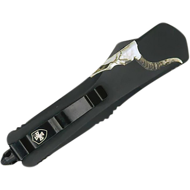 GenII Large Premium Alloy Badlands Drop Point Serrated  440C Black L-BDL-63-1