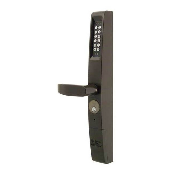 Adams Rite Electronic Lock,Dark Bronze,12 Button 3090-01-121