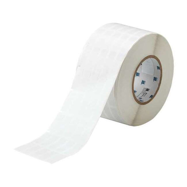 1/2" x 1-7/16" White on Translucent Label, Self Laminating Vinyl