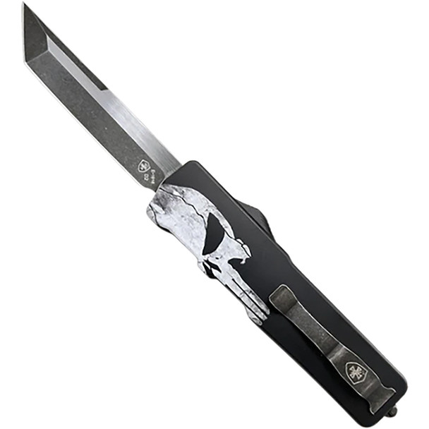 Excalibur Small Screwless Premium Aluminum Lightweight Fallen Black Tanto Serrated D2 XS-FL-52-1