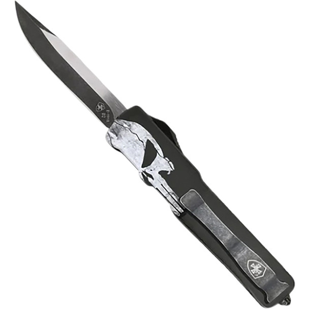 Excalibur Large Screwless Premium Aluminum Lightweight Fallen Black Drop Serrated D2 XL-FL-62-1