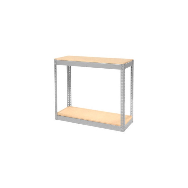 Global Industrial 2 Shelf Heavy Duty Boltless Shelving Starter 60""W x 30""