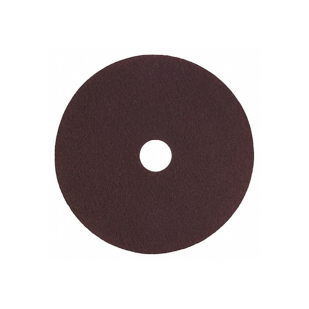 Scotch-Brite Stripping Pad,18 in Dia,Maroon,PK5 SPPP18