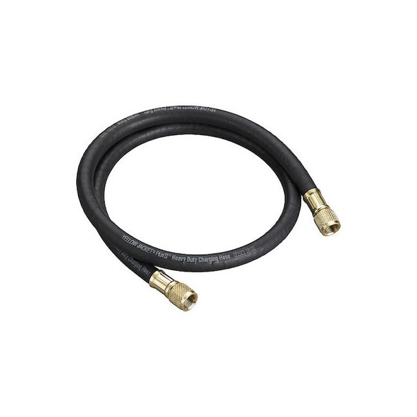 Yellow Jacket Hose, 3 ft L, Black, 600 psi, 1 Hose 15636