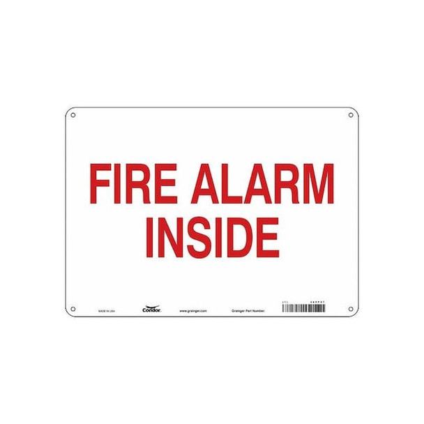 Condor Safety Sign,14" Wx10" H,0.004" Thickness 465P27