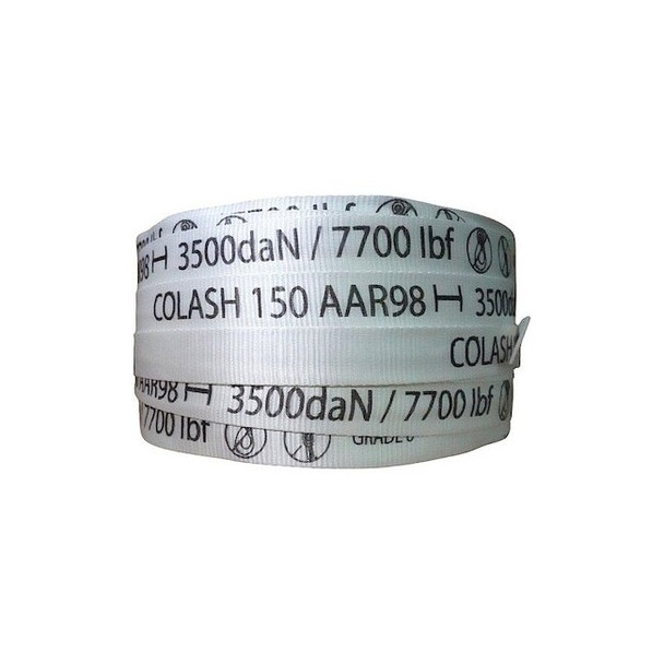 Manufacturer Varies Plastic Strapping, 7,700 lb, White COLASH 150