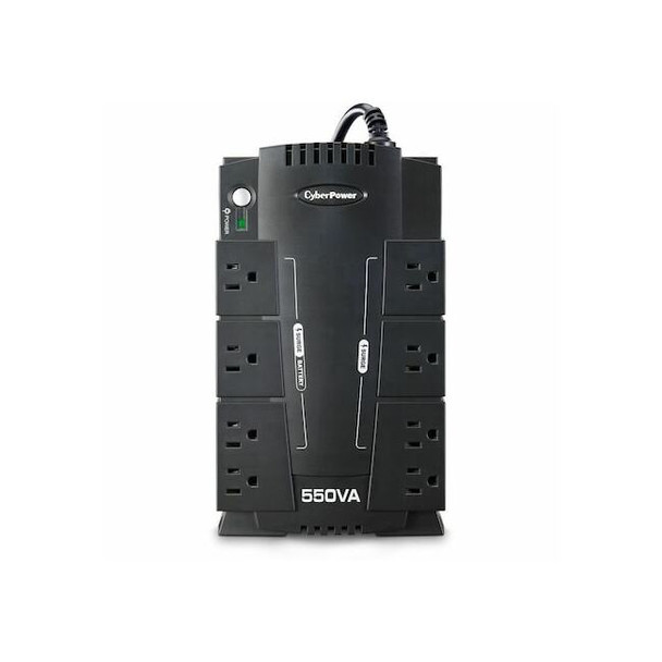 Cyberpower UPS System, Standby, Out: 120 V AC In: 96 V AC, 140 V AC CP550SLG