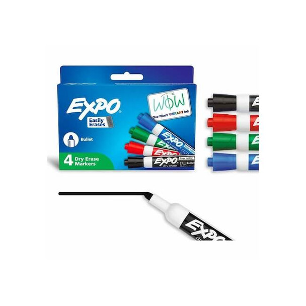 Expo EXPO 4CT Assorted Bullet 82074A
