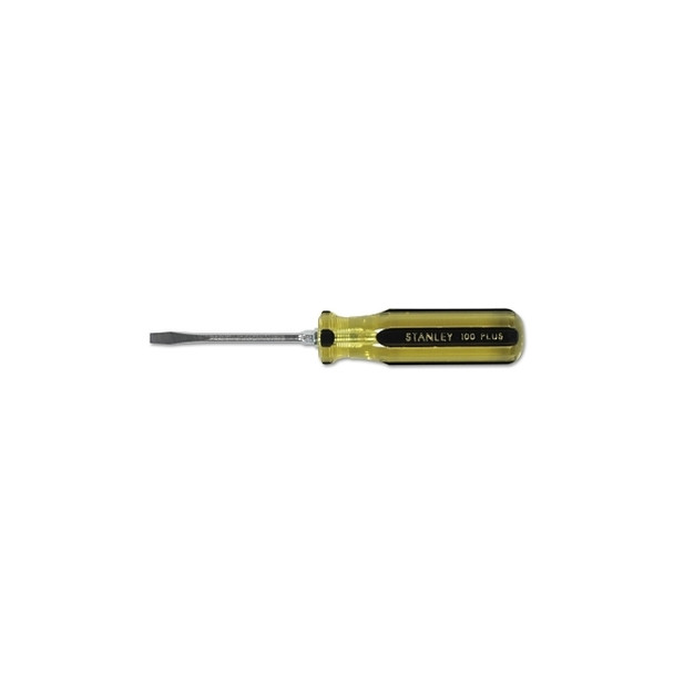 100 Plus Round Blade Standard Tip Screwdrivers, 7/32 in, 6 3/4 in Long
