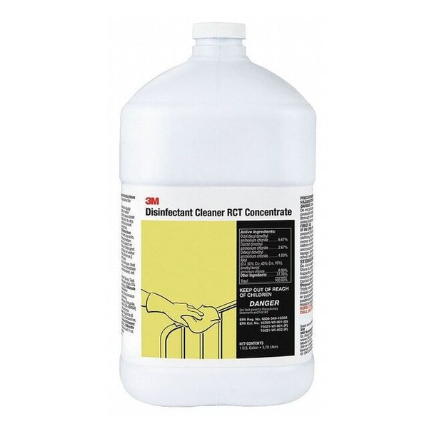 3m RCT Disinfectant Cleaner, 1 gal. Bottle, Unscented, 4 PK 85785