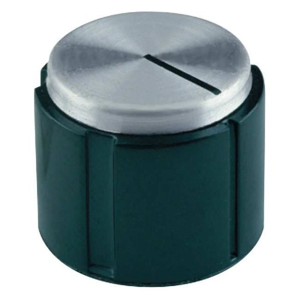 Davies Control Knob, 1/4" Thread Size, Molded Hole Type, 0.65" c'bore 1202BA