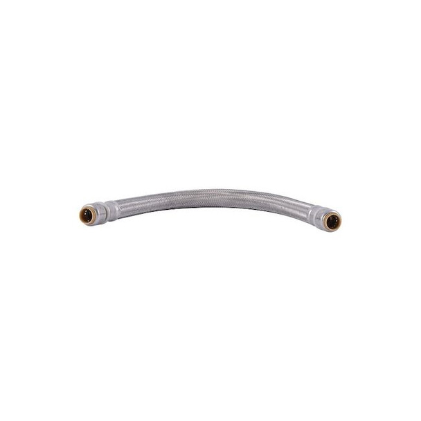 Sharkbite Flexible Hose Connector,18 "L,200 psi UR3008FX18G