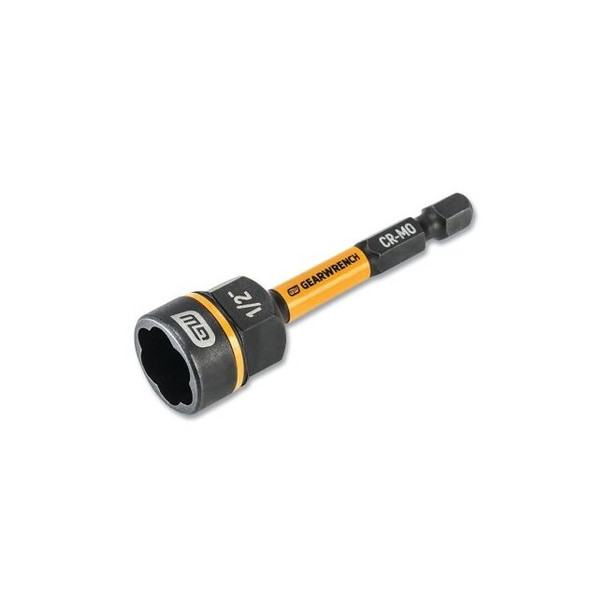 Bolt Biter™ Nut Extractor and Driver, 1/4 in Drive, 2.56 in L, 1/2 in Fastener, Chrome-Molybdenum