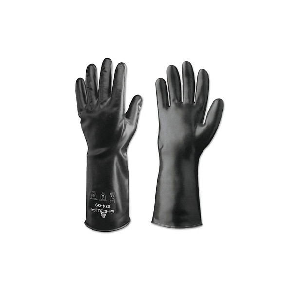 Butyl II Chemical-Resistant Gloves, Large, Black
