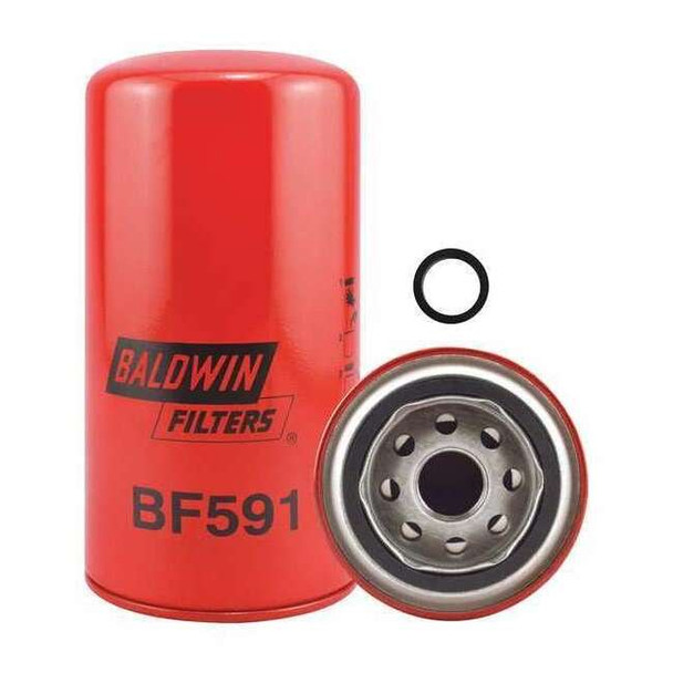 Baldwin Filters Fuel Filter,7-3/16 x 3-11/16 x 7-3/16 In BF591