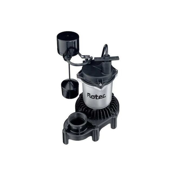 Pentair Flotec 1/3 HP 1-1/2" Submersible Sump Pump 115V FPZS33V